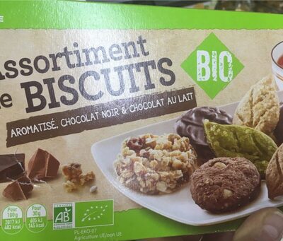 Assortiment de biscuits bio