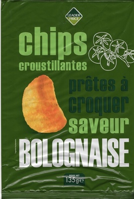 Chips croustillantes saveur bolognaise