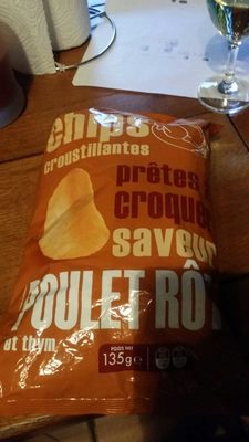 Chips croustillantes saveur Poulet rôti et Thym