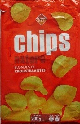 Chips Nature (Blondes et Croustillantes) front packaging
