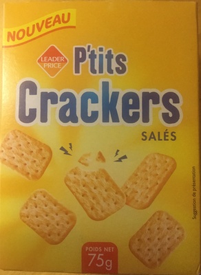P'tits crackers salés front packaging