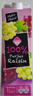 Matin Plaisir 100% Pur jus de raisin