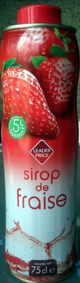 Sirop de fraise