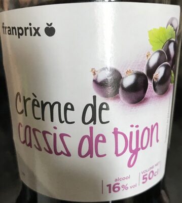 Creme de cassis de Dijon