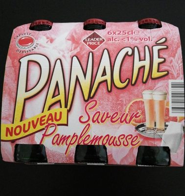 Panaché saveur pamplemousse front packaging