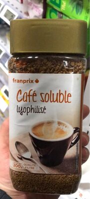 Café soluble lyophilisé
