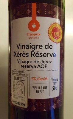 Vinaigre de Xérès Réserve