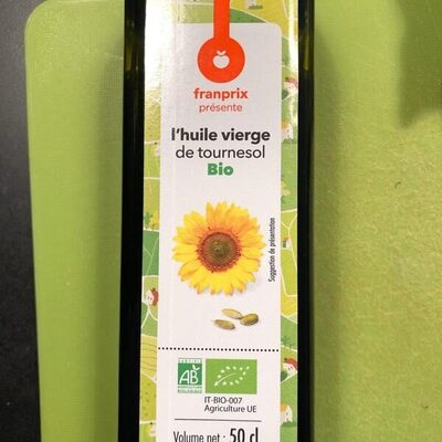Huile vierge de tournesol