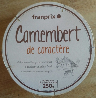 camembert de caractere front packaging