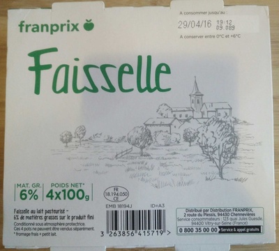 Faisselle front packaging