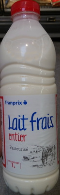 Lait frais entier pasteurisé