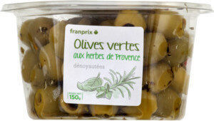olive vertes aux herbes de Provence