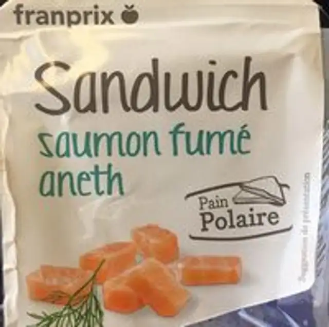 Sandwich saumon aneth
