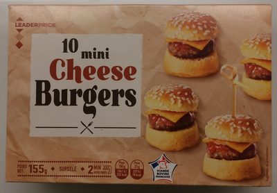 10 mini Cheese Burgers