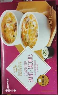 2 cassolettes St-Jacques