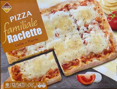 Pizza familiale raclette