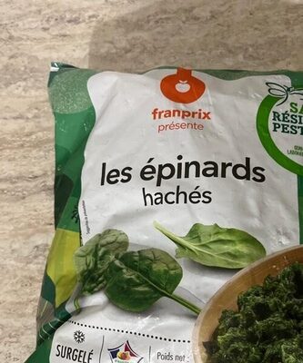 Épinards hachés