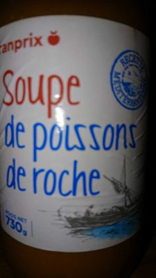 Soupe de poissons de roche