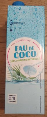Eau de coco 100% d'origine naturelle