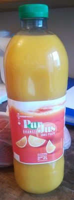 Pur jus orange sans pulpe 2L