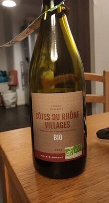 Cotes du rhone villages bio