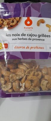 Noix de cajou grillées aux herbes de Provence