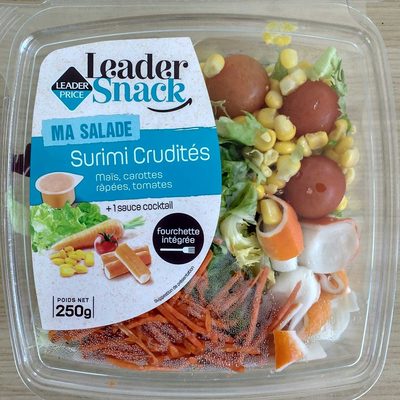 Leader Snack - Salade surimi crudités