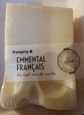 Emmental français au lait cru de vache front packaging