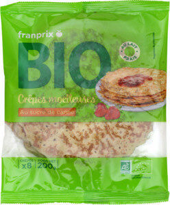 Crepes moelleuses au sucre de canne bio