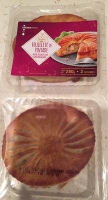 Feuillete de pintade front packaging