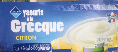 Yaourts à la grecque