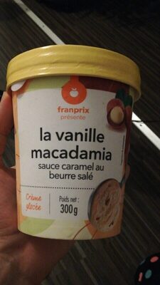 La Vanille Macadamia sauce caramel au beurre salé