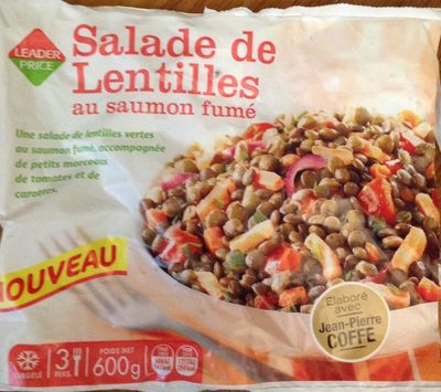 salade de lentilles au saumon fumé
