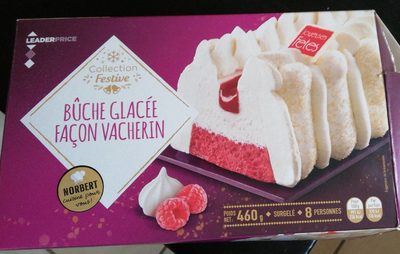 Bûche glacée façon vacherin front packaging