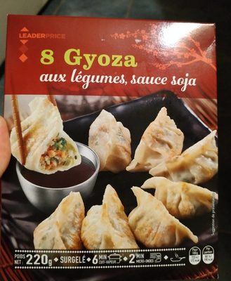 Gyoza aux légumes, sauce soja