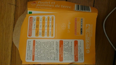 Poulet et pommes de terre à la Sarladaise