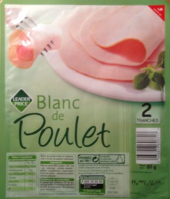 Blanc de poulet front packaging