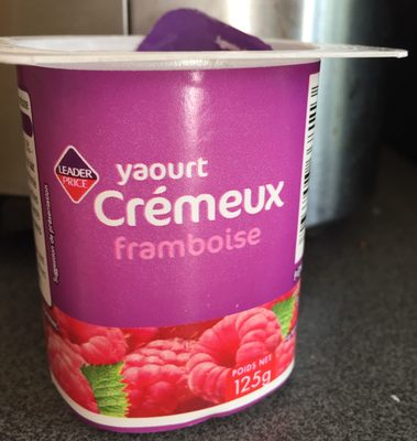 Yaourt Crémeux Framboise front packaging