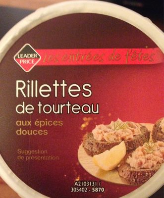 Rillettes de tourteau aux epices douces