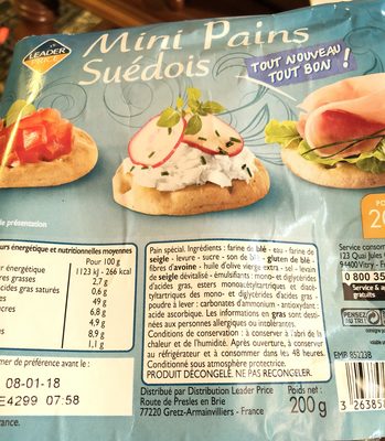 Mini pains suédois