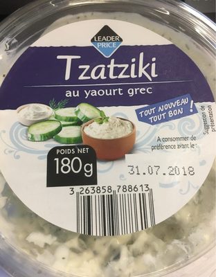 Tzatziki au yaourt grec