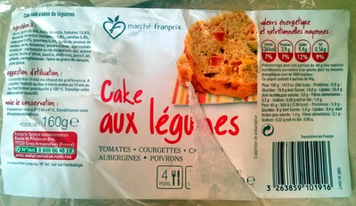 Cake aux légumes