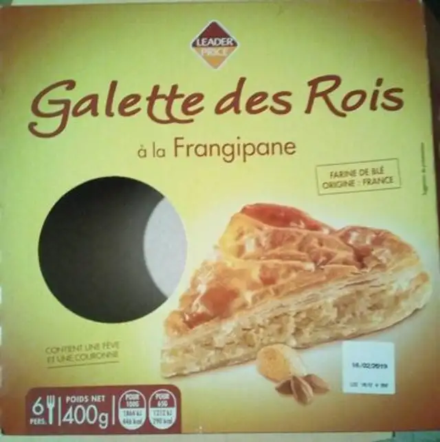 Galette des rois front packaging