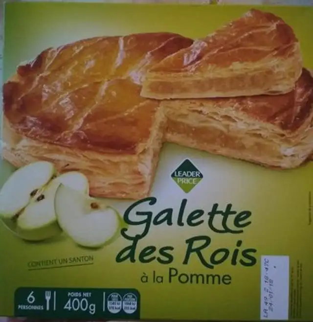 Galette des Rois à la pomme front packaging