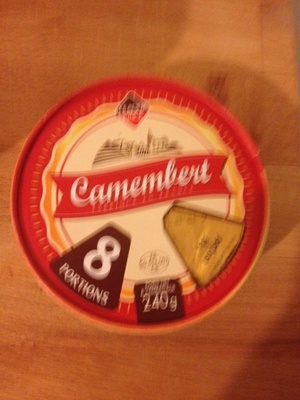 Camembert 8 portions front packaging