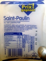 Saint-Paulin au lait pasteurisé