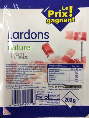 Lardons Nature