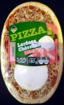 Pizza Lardons Chèvre front packaging