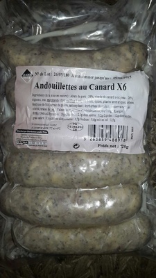 Andouillettes au canard X 6