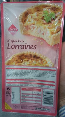 2 Quiches Lorraines
